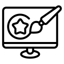 Visual branding and production icon
